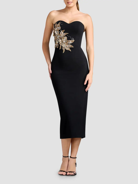Shailene Strapless Midi Dress