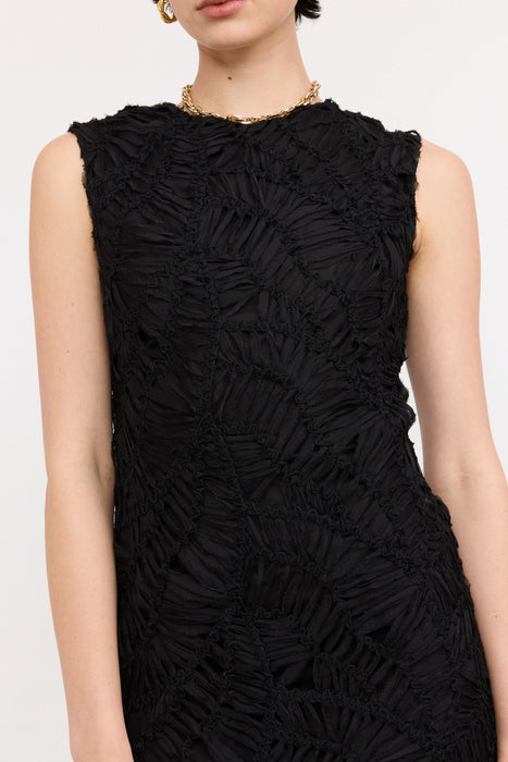 Cleo Textured Midi Dress