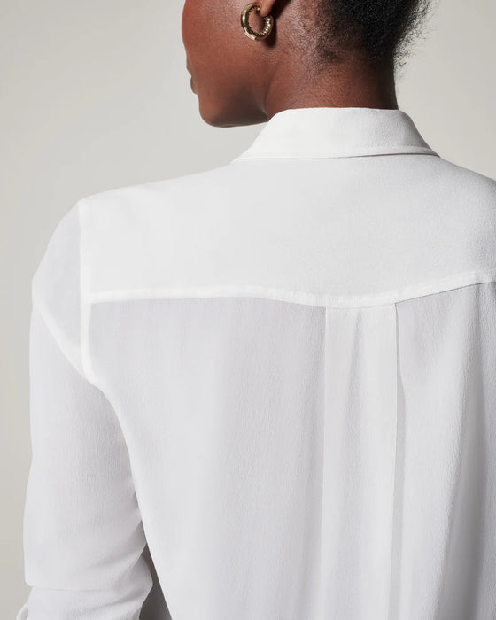 Low Maintenance Silk Button Up
