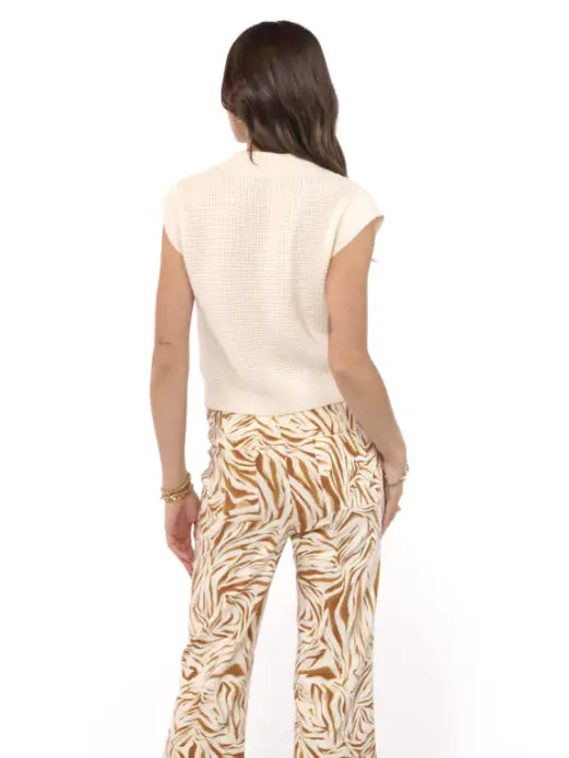 Sleeveless Knit Sweater