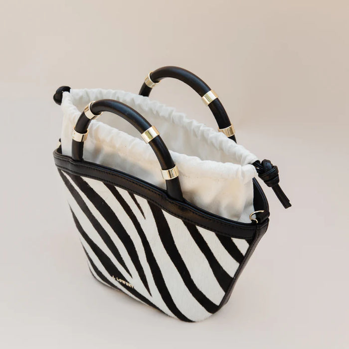 Mini Tote in Zebra