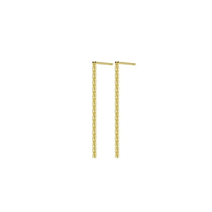 Linear Strand Earrings