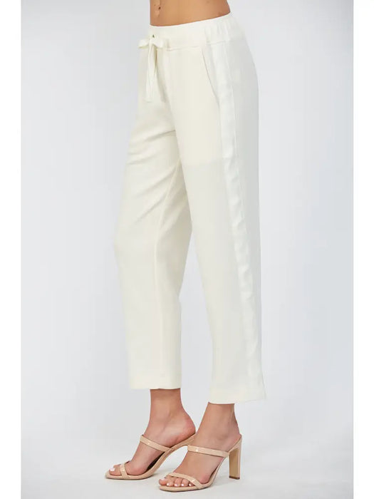 Satin Trim Lounge Pants