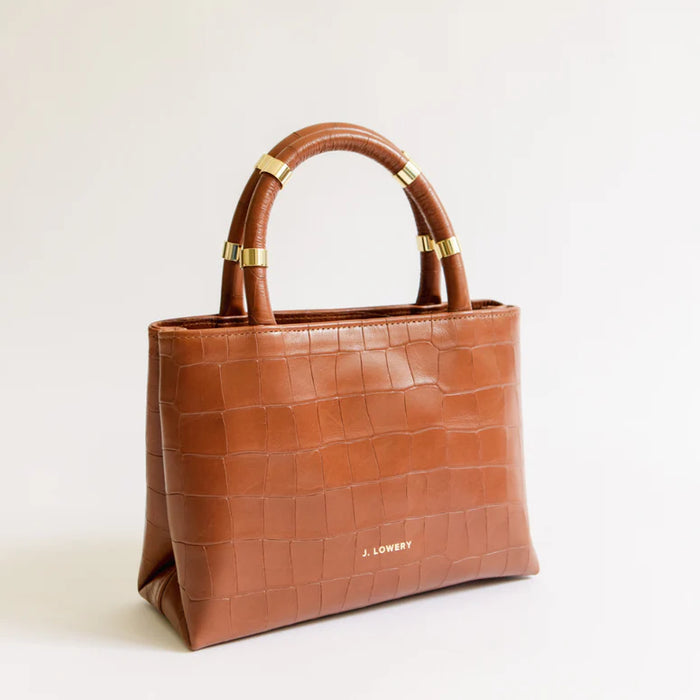 William Tote in Cognac Croc