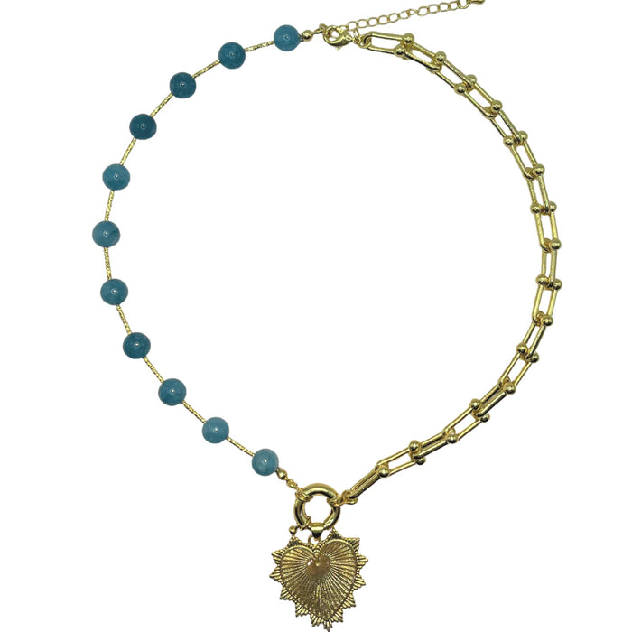 Intricate Heart Charm Necklace