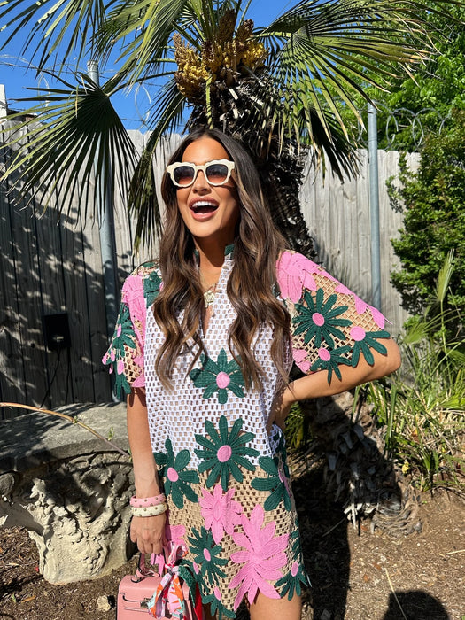 Lulu Floral Lace Caftan