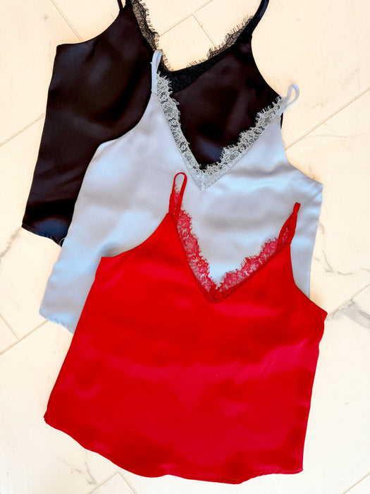 Two Way Lace Trim Tank