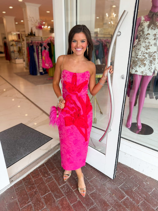 Florentia Column Midi Dress