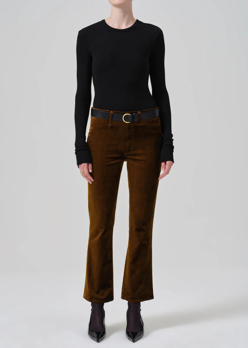 Isola Cropped Trouser Velvet