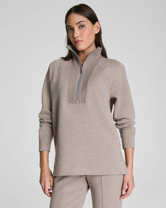 AirEssentials Brushed Half Zip Tunic