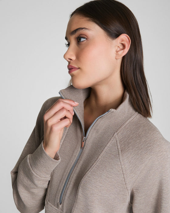 AirEssentials Brushed Half Zip Tunic