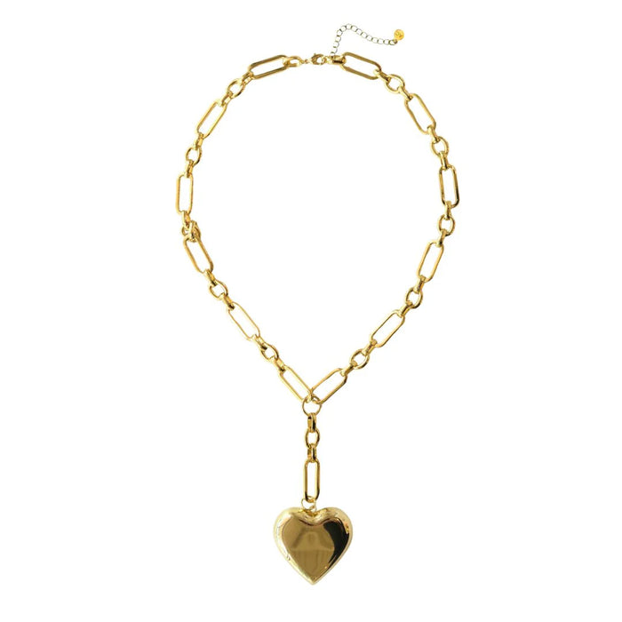 Heart Charm Chain Necklace