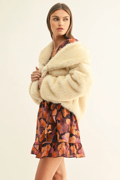 Naomi Vegan Fur Jacket