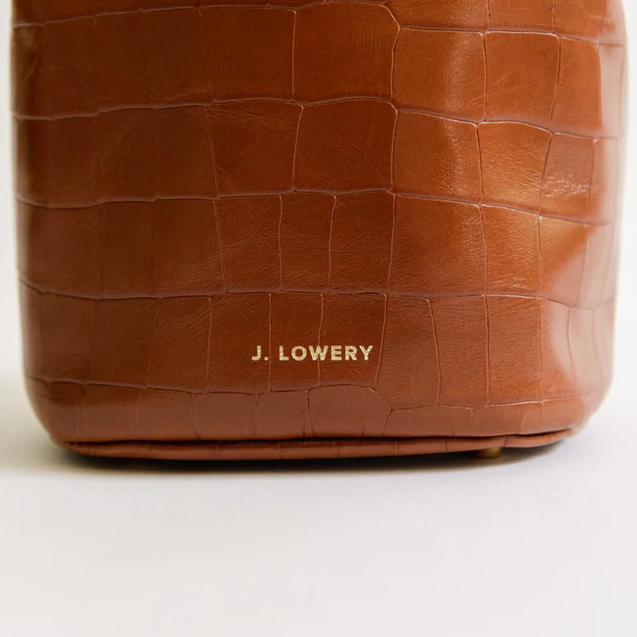 Max Mini in Cognac Croc