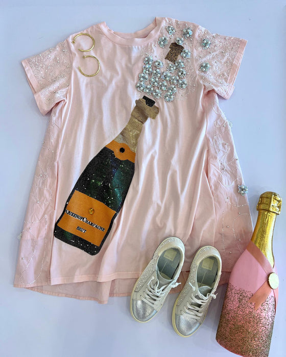Popping Champagne Dress