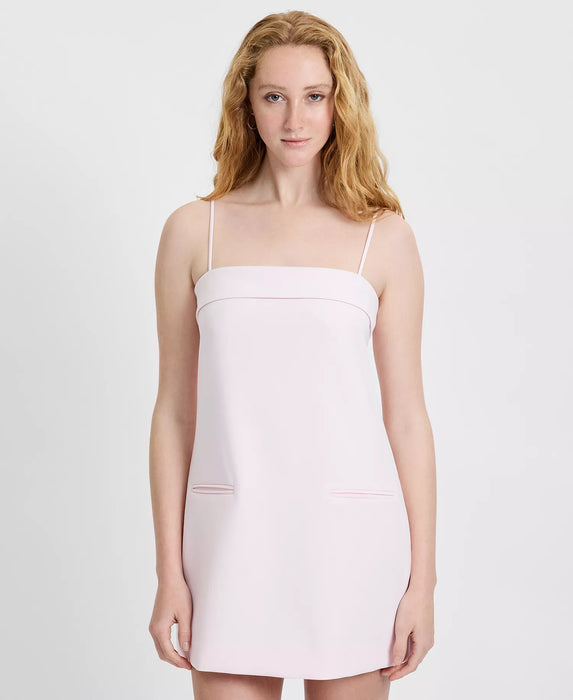 Azra Twill Foldover Mini Dress