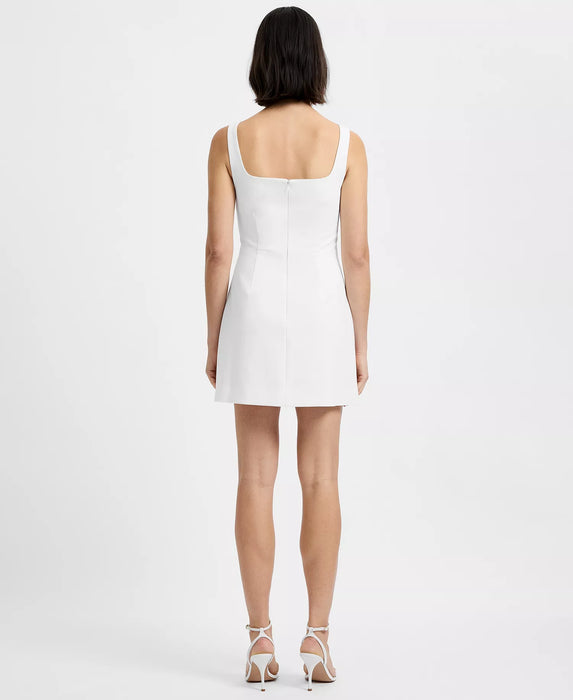 Azra Twill Slit Mini Dress