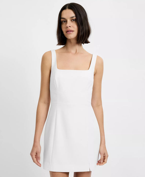Azra Twill Slit Mini Dress