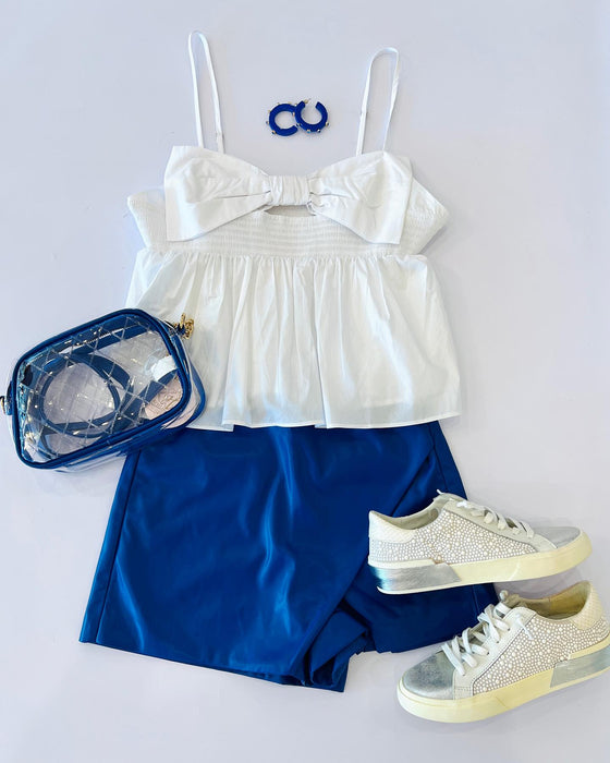 Leather Envelope Skort
