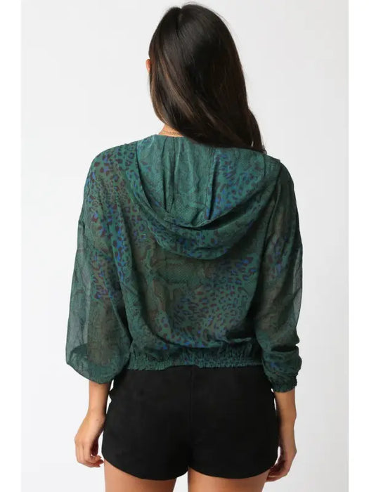 Irene Leopard Jacket