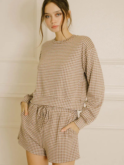 Gingham Short Set