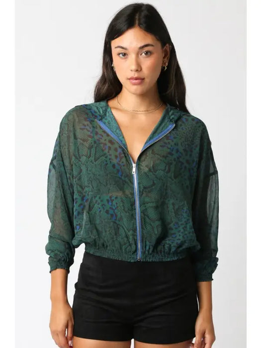 Irene Leopard Jacket