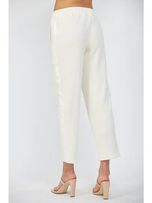 Satin Trim Lounge Pants