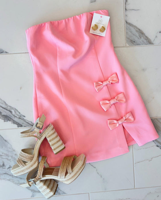 Strapless Bow Mini