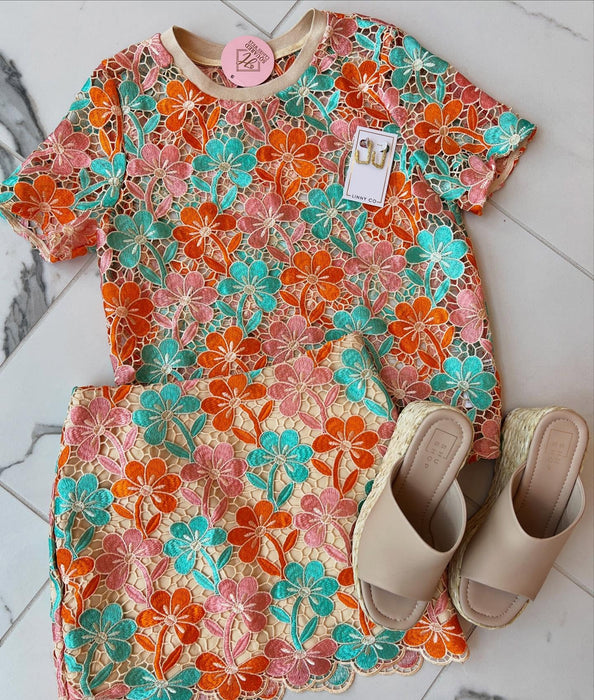 Floral Lace Top