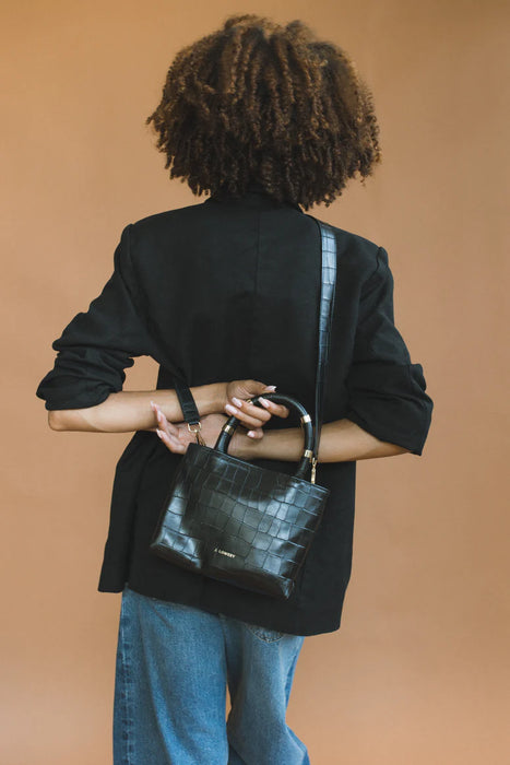 William Tote in Black Croc