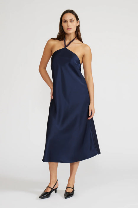 Peggy Halter Midi Dress