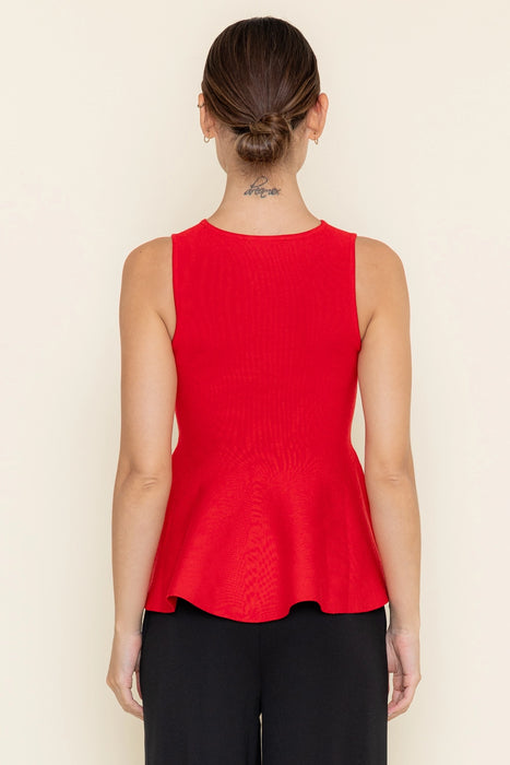 Peplum Knit Top