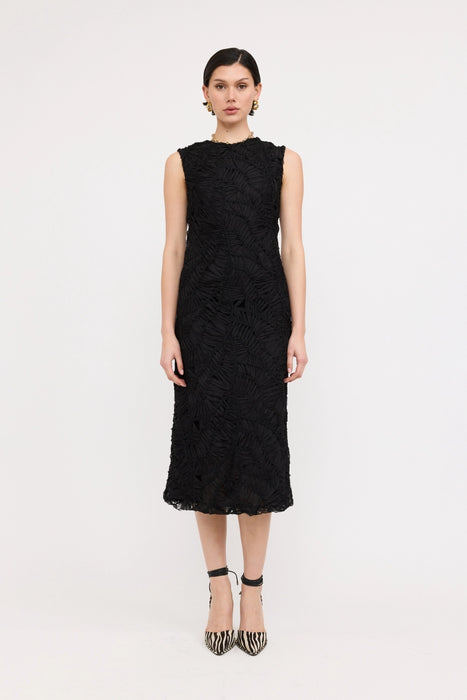 Cleo Textured Midi Dress