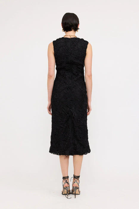 Cleo Textured Midi Dress