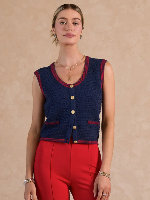U Neck Sweater Vest