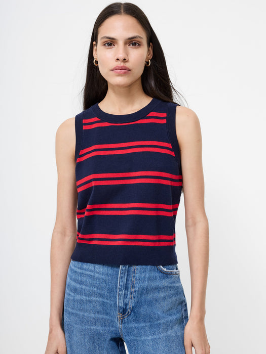 Padma Fine Knit Stripe Vest
