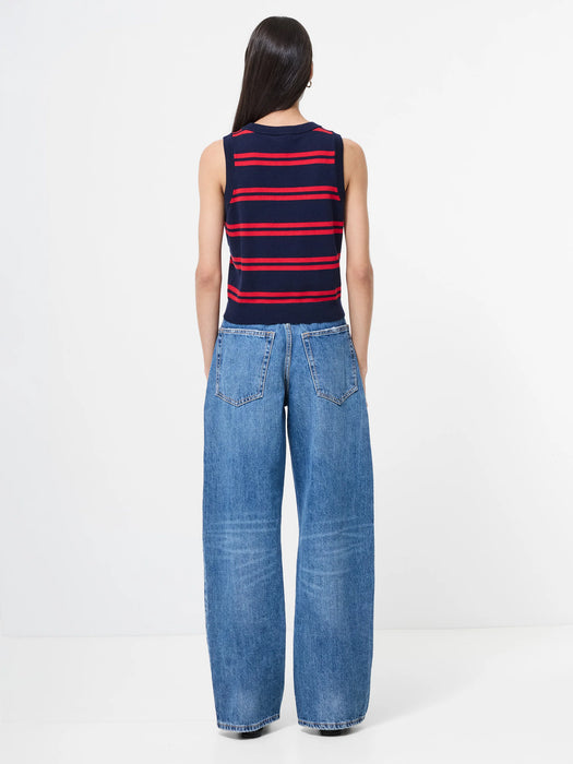 Padma Fine Knit Stripe Vest