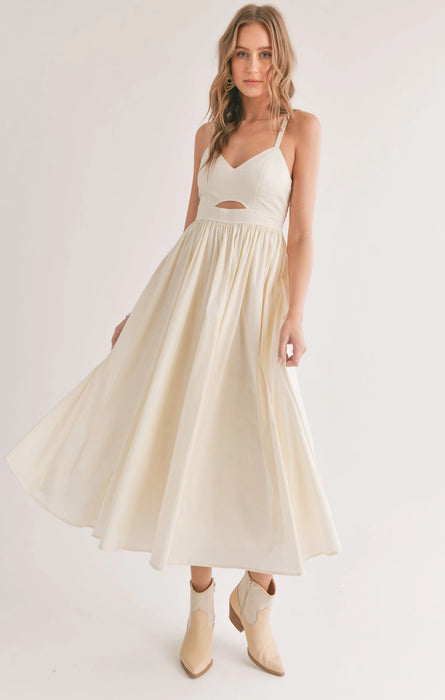 Cut Out Midi Dress