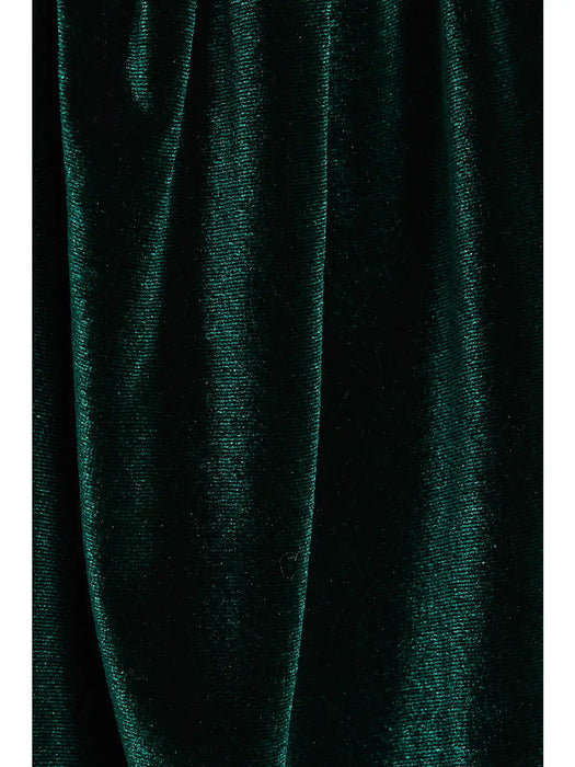 Cold Shoulder Velvet Mini Dress