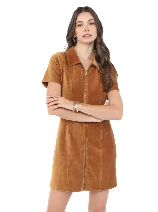 cord dress for women Morrison Zip Cord Mini Dress– H Squared Boutique