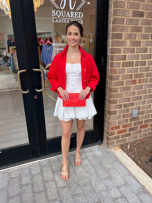 Drop Waist Mini Dress