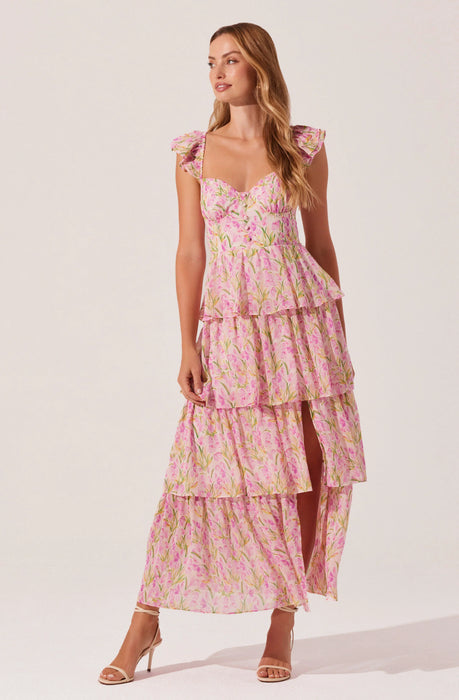 Midsummer Floral Tiered Maxi Dress H Squared Boutique Midsummer Floral Tiered Maxi Dress H Squared Boutique