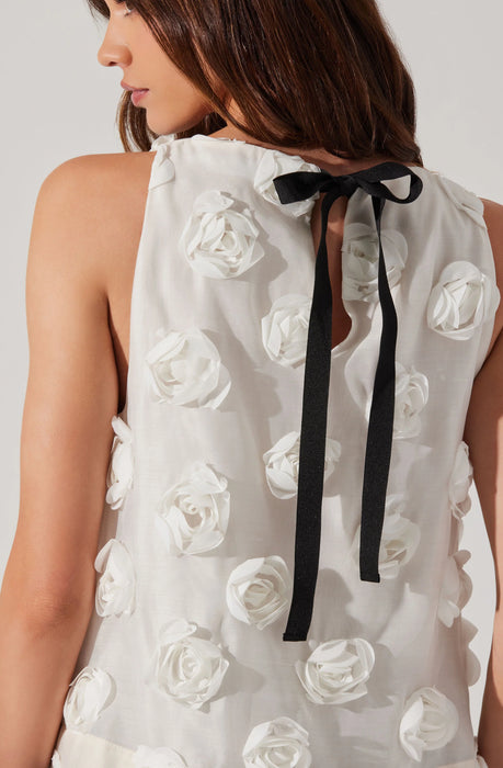 Floria 3D Appliqué Top