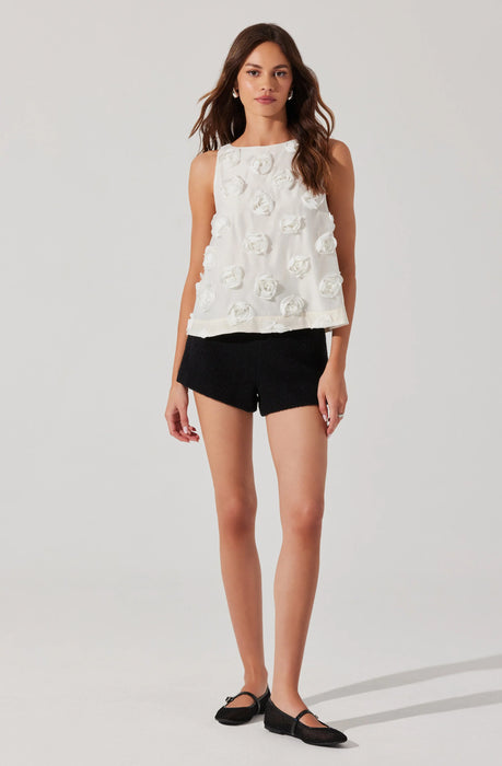 Floria 3D Appliqué Top