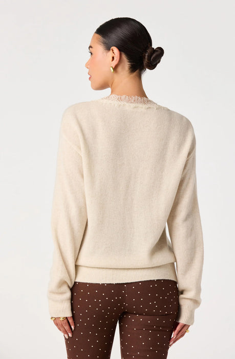 Jadyn Lace Trim Sweater
