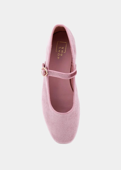 Annabelle Velvet Mary Jane Flat