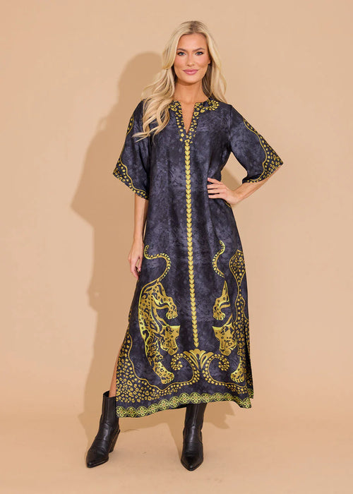 Delaney Dress Pouncing Panther