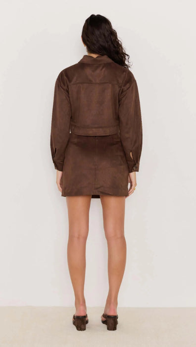 Aston Suede Crop Jacket