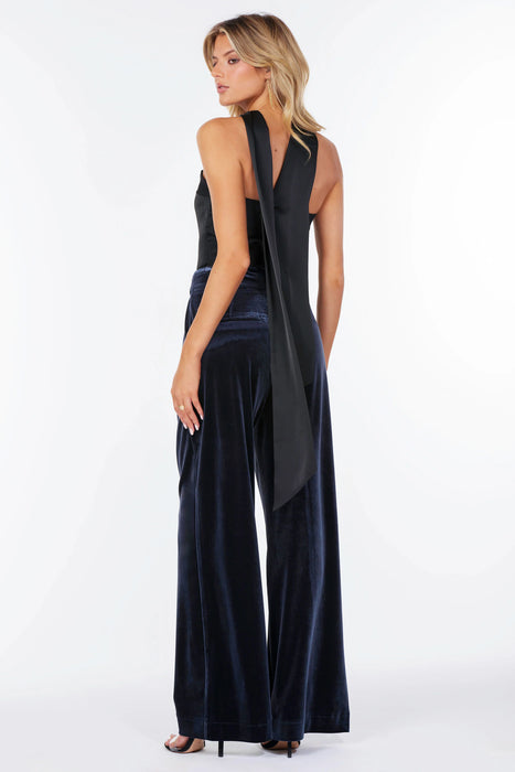 Hailey Satin Scarf Top