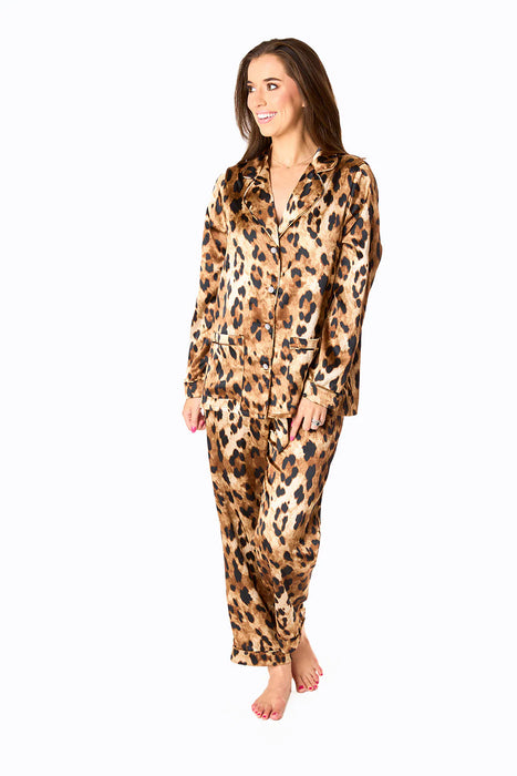 Mckenna Feather Trim PJ Set